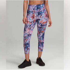 Lululemon Base Pace High Rise Leggings 23” Atmospheric Purple Multi Women’s 4